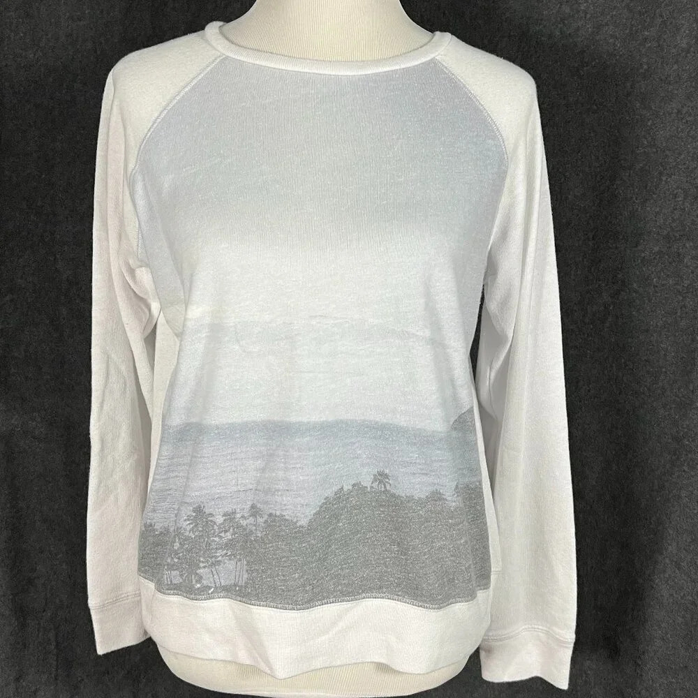 SUNDRY 2 Sea Side Serenity Ocean Front Pullover West Coast Vibes